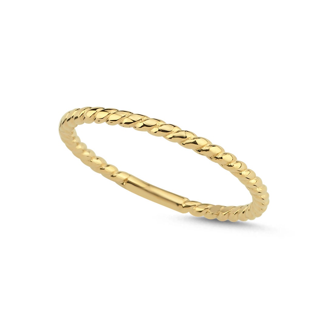 14K Twisted Ring