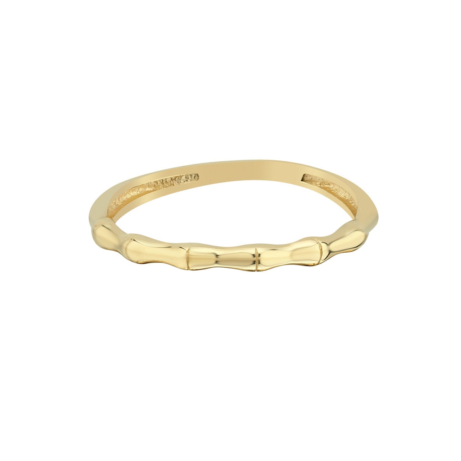 14k Gold Bonnet Stackable Ring Hems Jewellery 